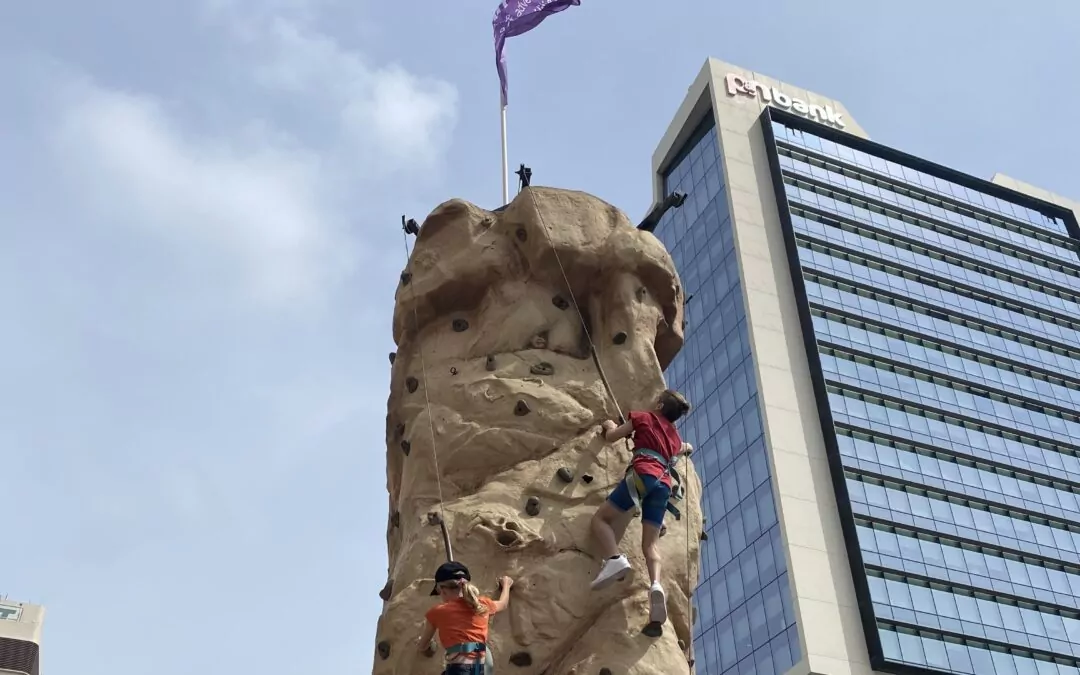 Climb With Cahoots at the Telethon Family Festival